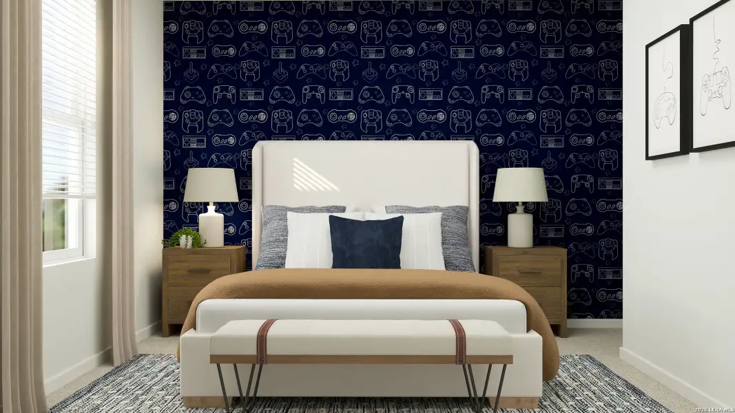 Furnished interior view inside a new home in Navarro Ranch, Seguin (Image 10).