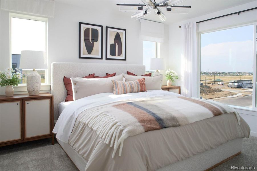 Furnished interior view inside a new home in , Lone Tree (Image 2). Furnished interior view inside a new home in , Lone Tree (Image 2).