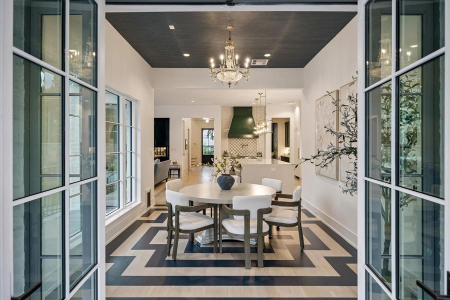 Furnished interior view inside a new home in , Bellaire (Image 26). Furnished interior view inside a new home in , Bellaire (Image 26).