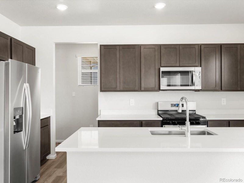 Furnished interior view inside a new home in Westgate, Greeley (Image 5). Furnished interior view inside a new home in Westgate, Greeley (Image 5).
