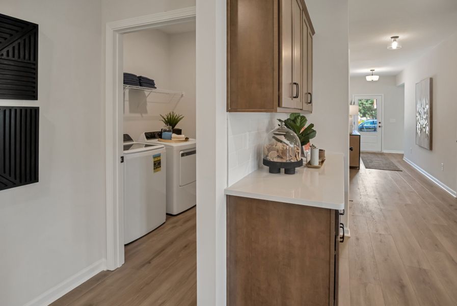 Furnished interior view inside a new home in The Oaks, Clarksville (Image 28).
