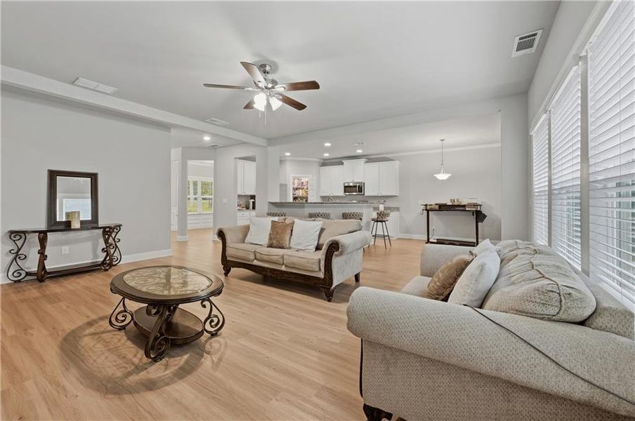 Furnished interior view inside a new home in , McDonough (Image 37).