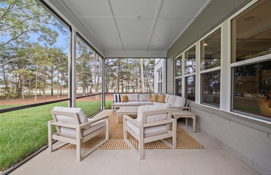 Exterior details and patio area of a home in Olmsted, Huntersville (Image 4). Exterior details and patio area of a home in Olmsted, Huntersville (Image 4).