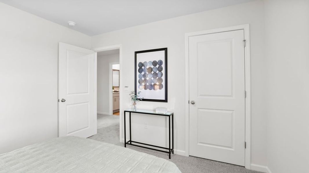 Furnished interior view inside a new home in Cloverdale Hills, Piedmont (Image 29). Furnished interior view inside a new home in Cloverdale Hills, Piedmont (Image 29).