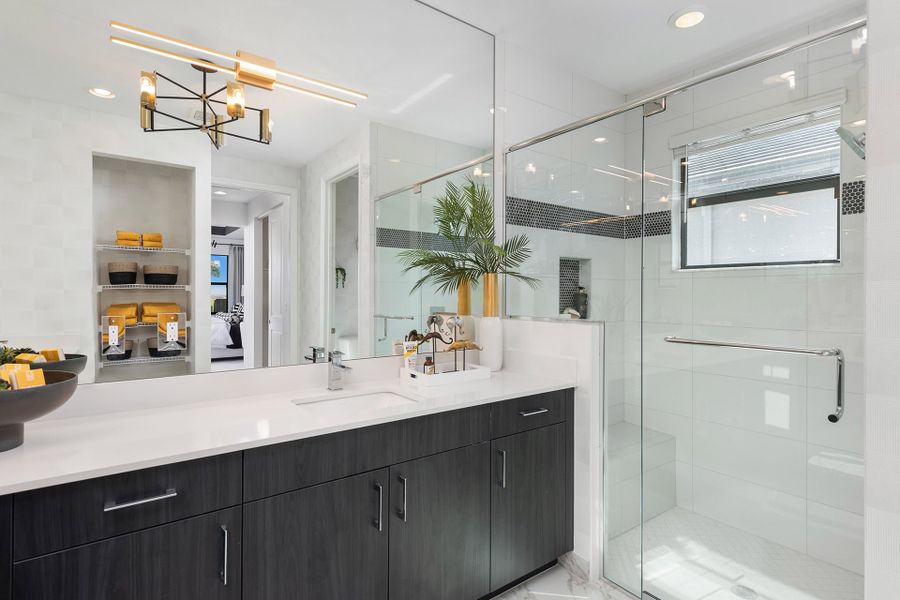 Representative furnished interior of a home built from the Palazzo by GL Homes in Valencia Parc at Riverland, Port St. Lucie (Image 16).