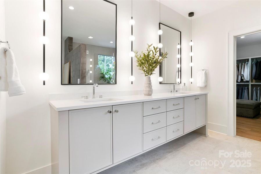 Furnished interior view inside a new home in , Charlotte (Image 30).