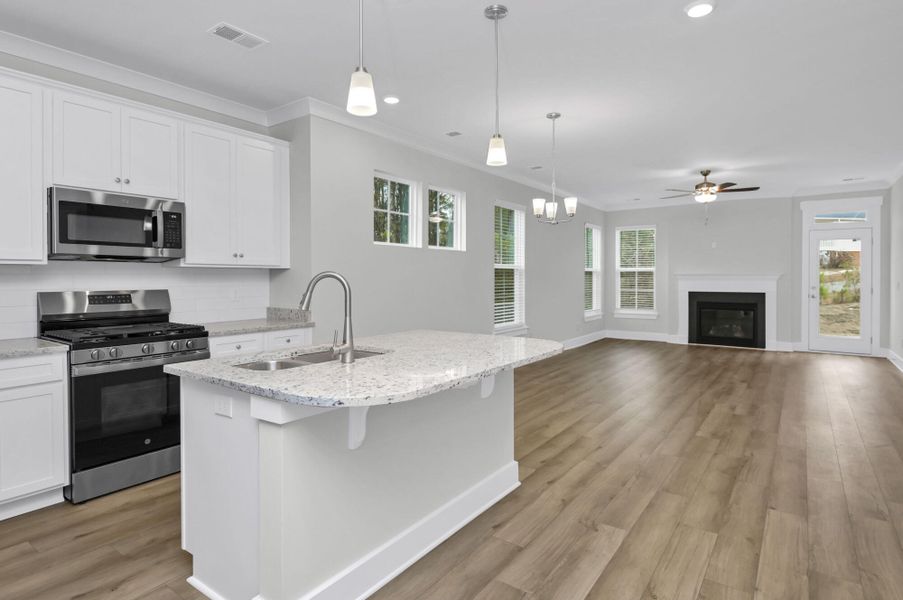 Furnished interior view inside a new home in Ashton Lakes, Lexington (Image 7).