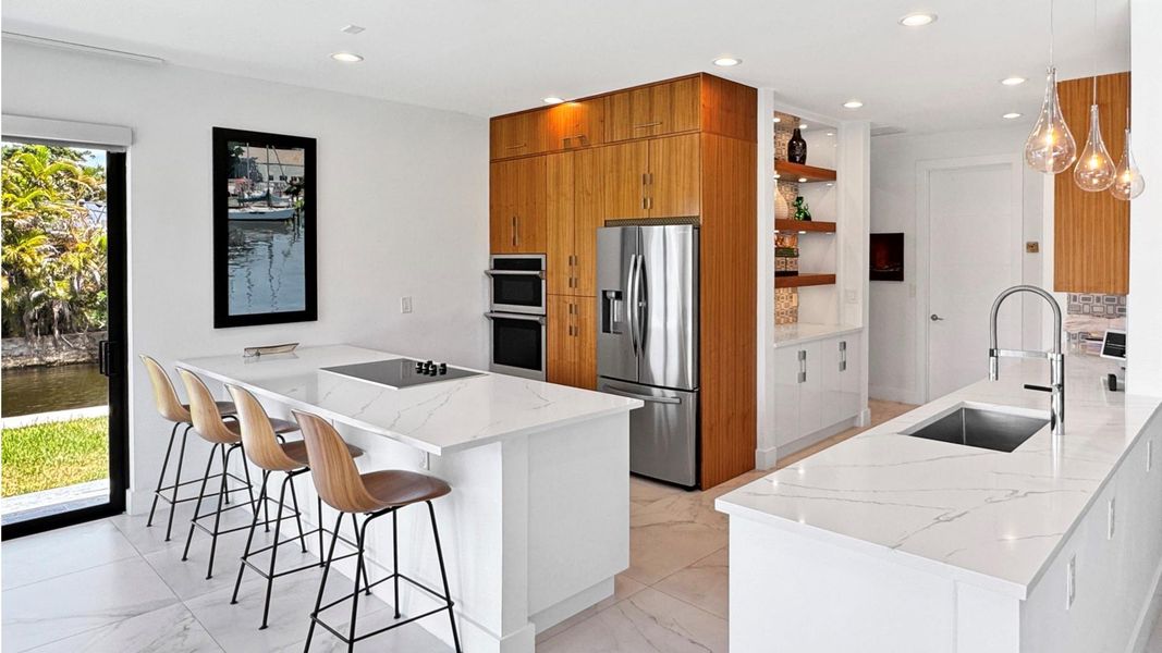 Furnished interior view inside a new home in , Fort Lauderdale (Image 6).