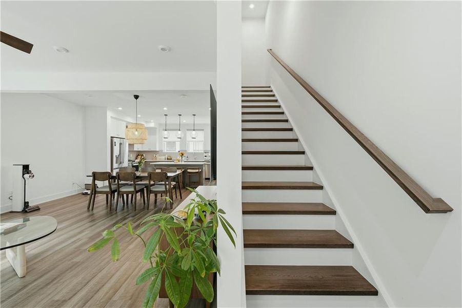 Furnished interior view inside a new home in , Atlanta (Image 11).