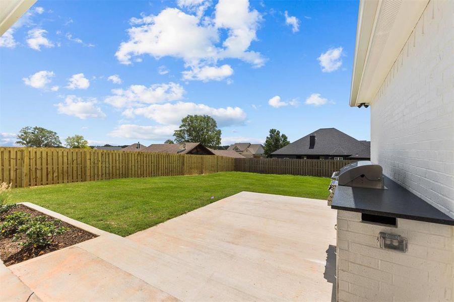 Exterior details and patio area of a home in , Lindale (Image 23).