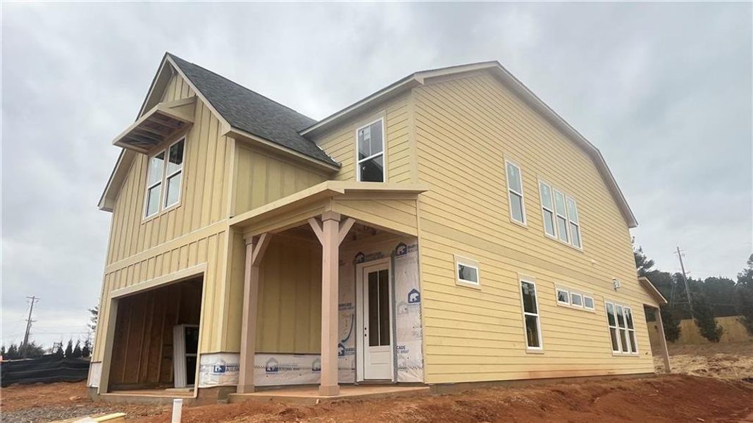 In-progress construction of a new home in Legacy Downs, Canton, GA (Image 30).