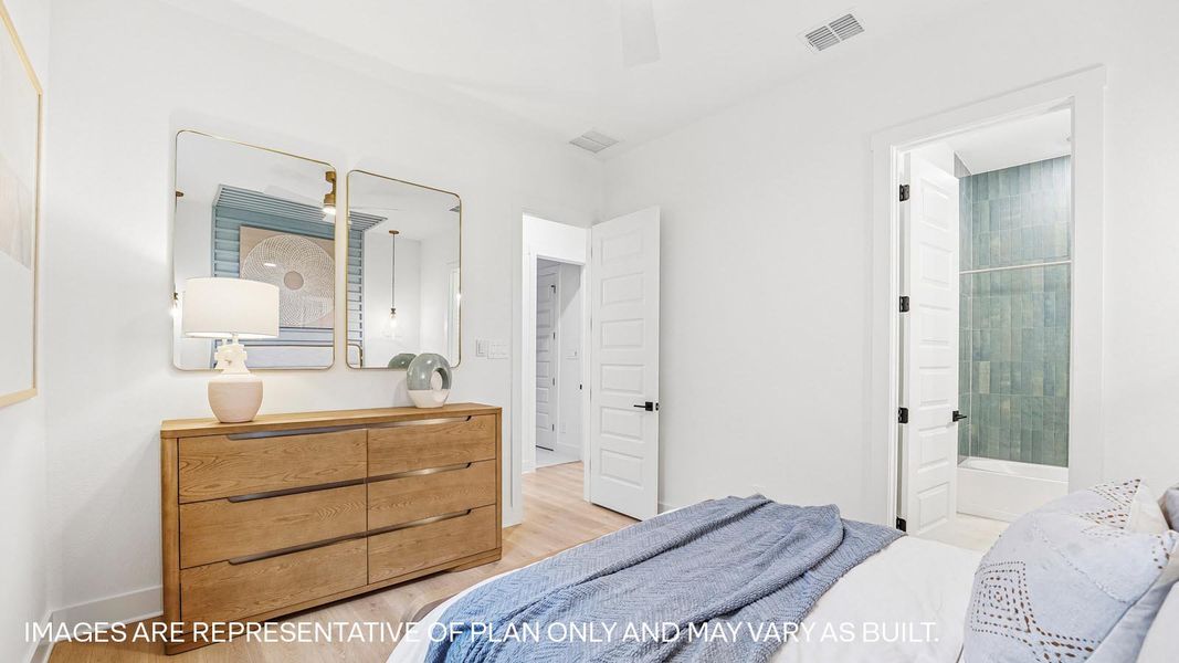 Representative furnished interior of a home built from the The Bremond by D.R. Horton in Sola Vista at West Cypress Hills, Briarcliff (Image 35).
