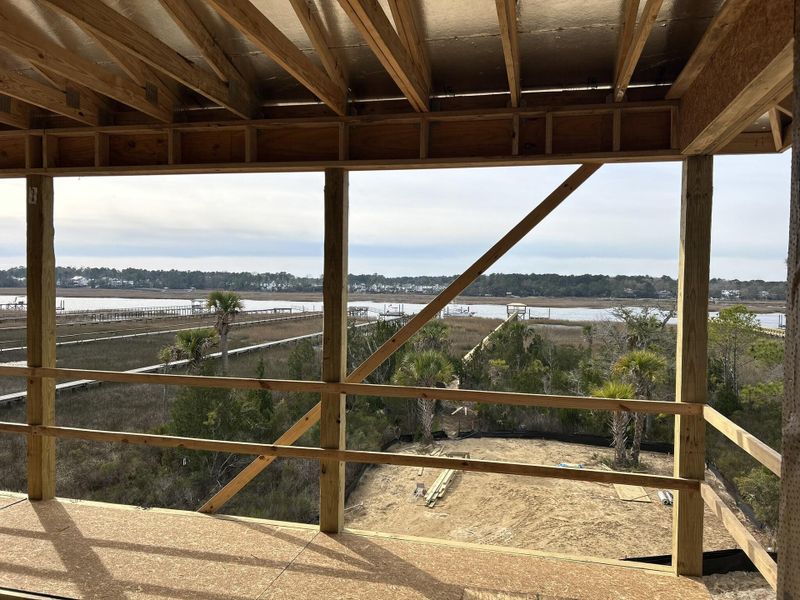 In-progress construction of a new home in , Awendaw, SC (Image 17).