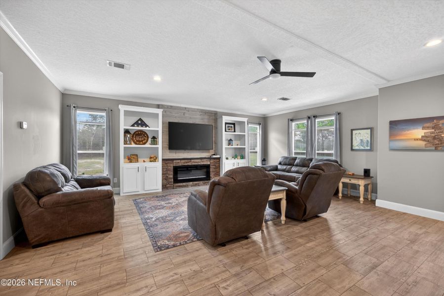 Furnished interior view inside a new home in , Starke (Image 12).