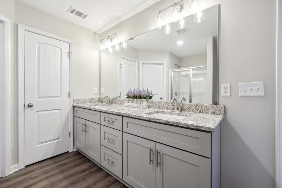 Furnished interior view inside a new home in , Douglasville (Image 19). Furnished interior view inside a new home in , Douglasville (Image 19).