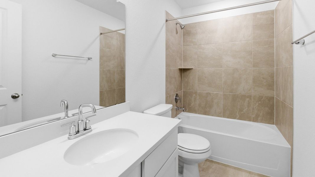 Furnished interior view inside a new home in Sky Ridge, San Marcos (Image 14).