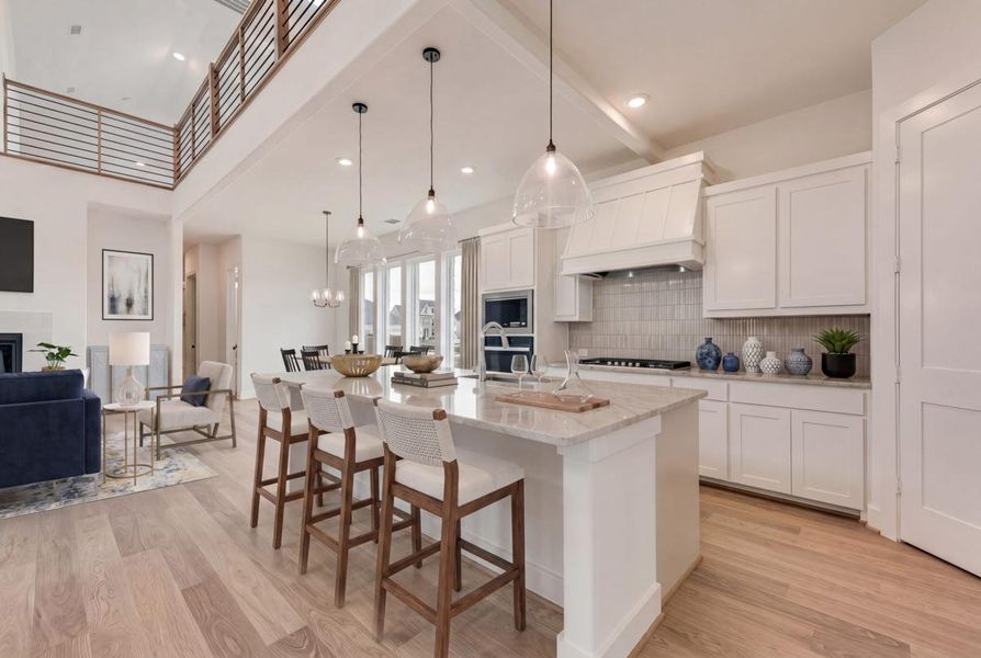 Furnished interior view inside a new home in Edgewater, Fate (Image 10).