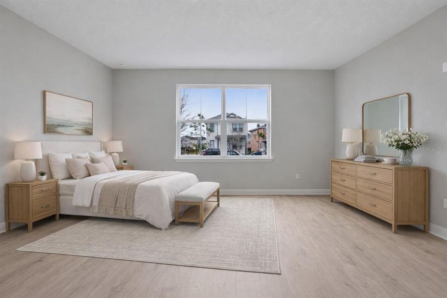 Furnished interior view inside a new home in Weslyn Park at Sunbridge, St. Cloud (Image 27).
