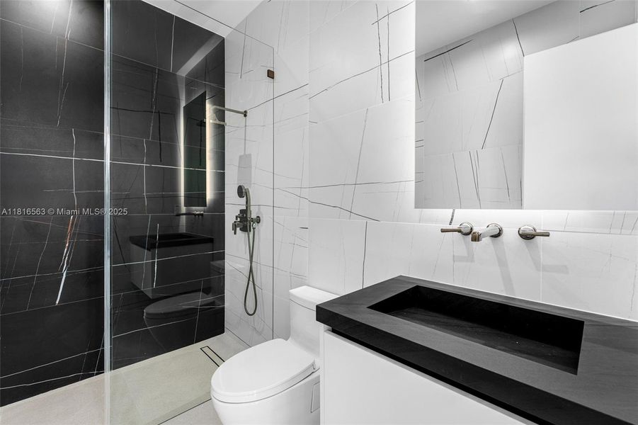 Furnished interior view inside a new home in , Miami (Image 6).