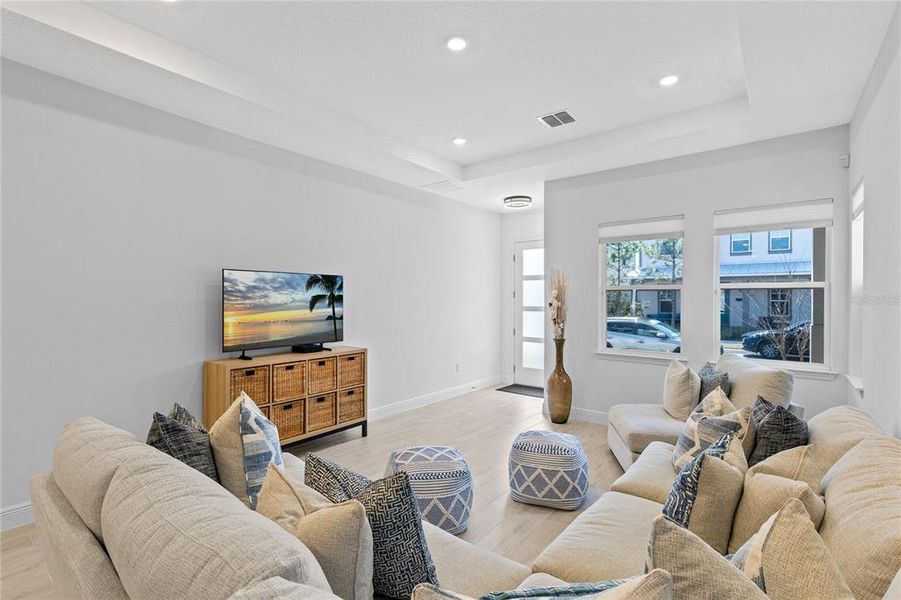 Furnished interior view inside a new home in Laureate Park, Orlando (Image 6).