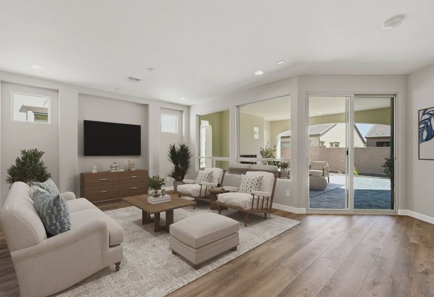 Virtually Staged Encanterra Cannes HS 2056 Great Room - 3 of 17