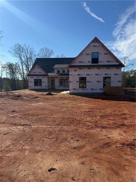 In-progress construction of a new home in , Monroe, GA (Image 5).