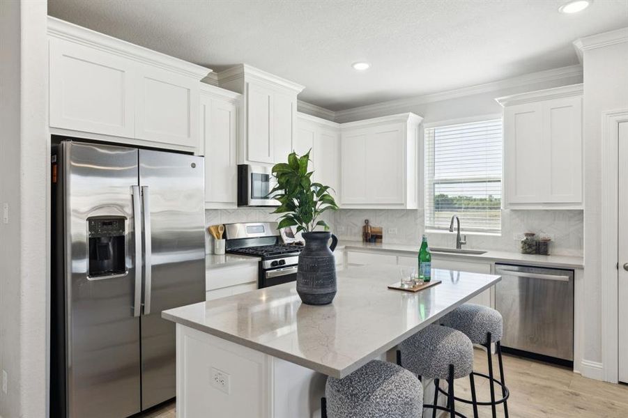 Furnished interior view inside a new home in Lakes of River Trails, Fort Worth (Image 18).