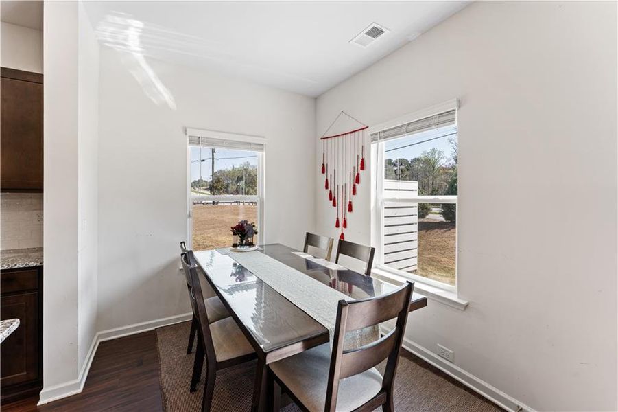 Furnished interior view inside a new home in , Sugar Hill (Image 27). Furnished interior view inside a new home in , Sugar Hill (Image 27).