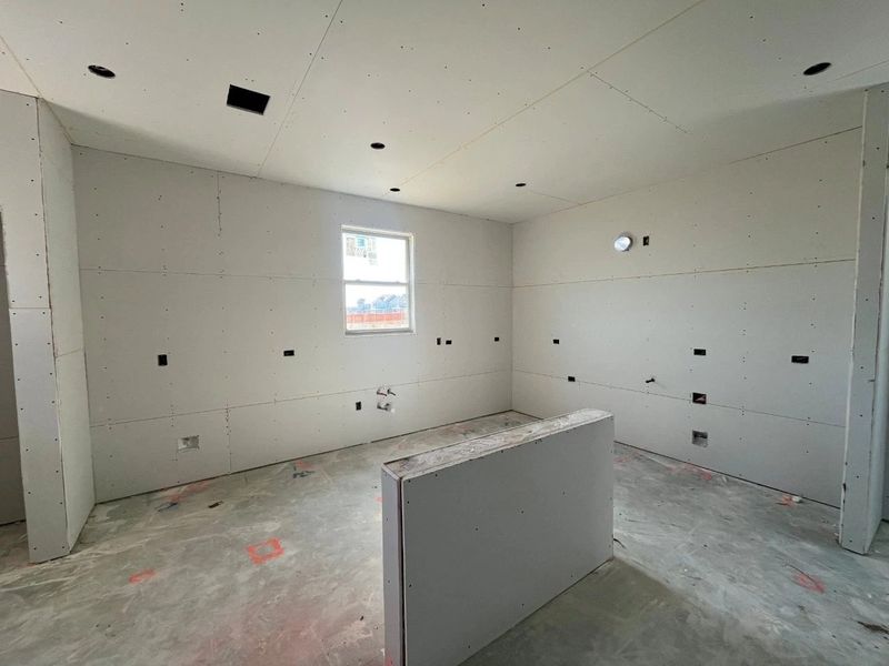 In-progress construction of a new home in Lariat, Liberty Hill, TX (Image 10).