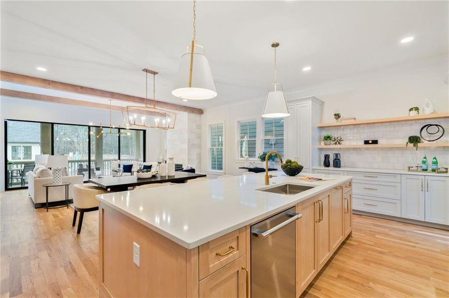 Furnished interior view inside a new home in Pendergrast Farm, Atlanta (Image 37).