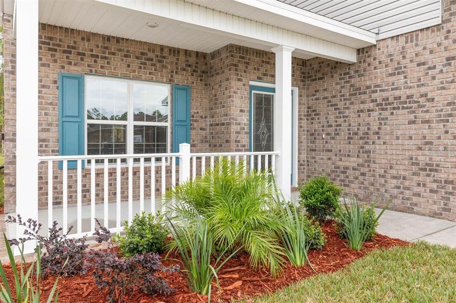 Exterior details and patio area of a home in Palm Coast, Palm Coast (Image 3). Exterior details and patio area of a home in Palm Coast, Palm Coast (Image 3).