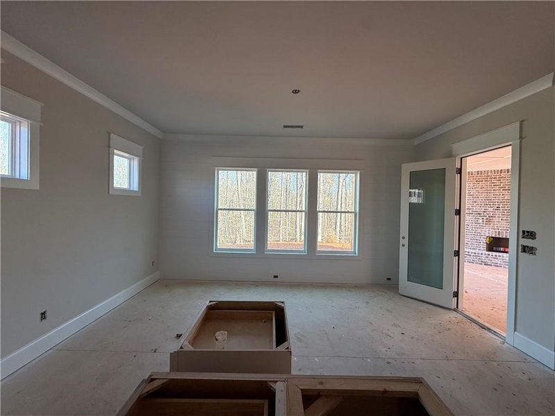 In-progress construction of a new home in , Pendergrass, GA (Image 21).