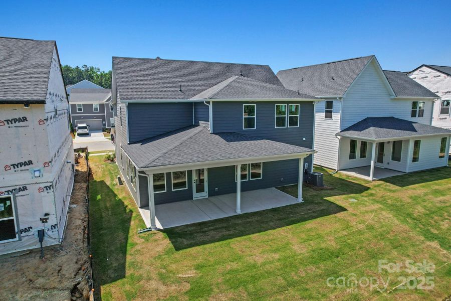 Front exterior of a new home in Cannon Run, Concord, NC, highlighting curb appeal (Image 25). Front exterior of a new home in Cannon Run, Concord, NC, highlighting curb appeal (Image 25).