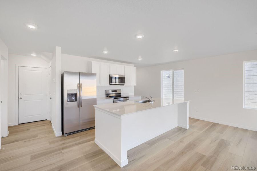 Furnished interior view inside a new home in Copper Chase, Colorado Springs (Image 6).