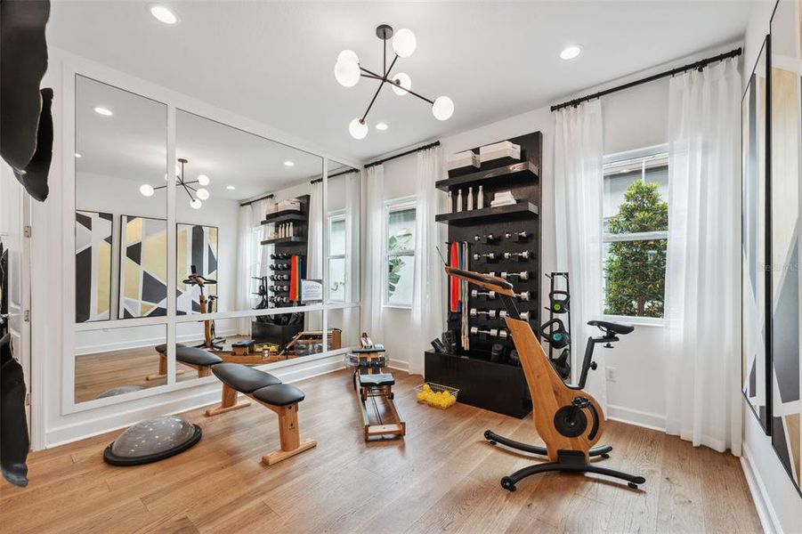 Furnished interior view inside a new home in Valencia Ridge, Wesley Chapel (Image 14).