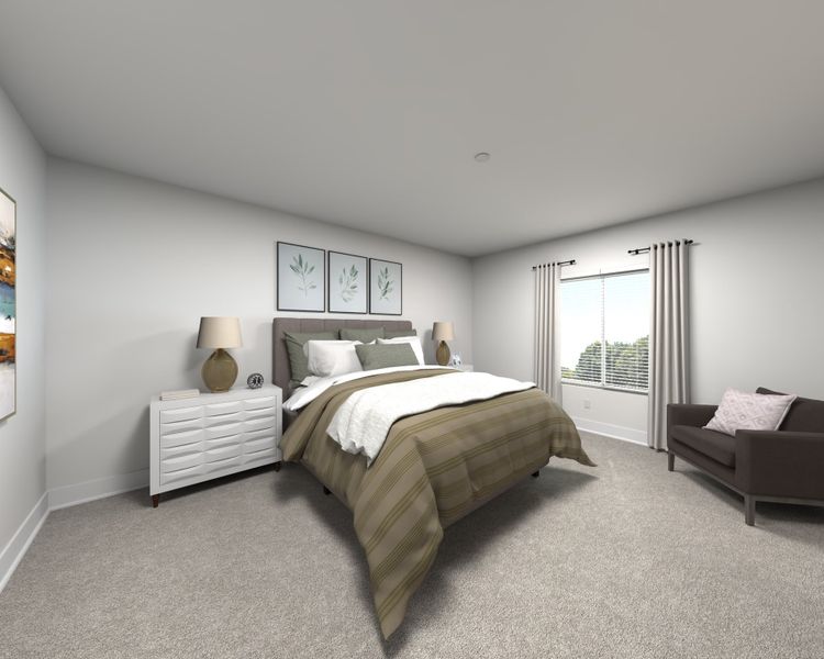 Furnished interior view inside a new home in Lakes at Bella Lago - Premier Series, Green Cove Springs (Image 7).
