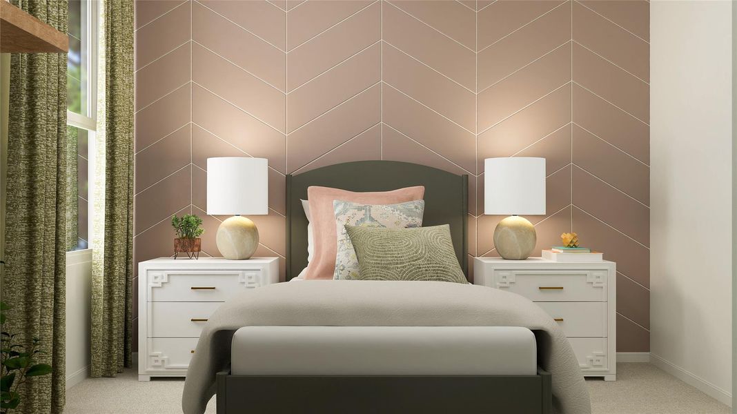 Furnished interior view inside a new home in Preserve at Lions Park, Temple (Image 11).