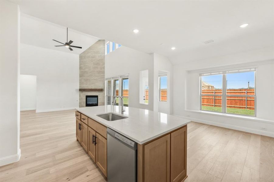 Furnished interior view inside a new home in Glenwood Meadows, Argyle (Image 7).