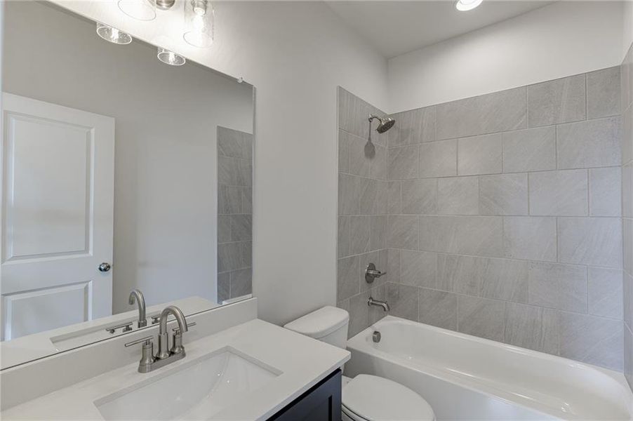 Furnished interior view inside a new home in , Buford (Image 14).