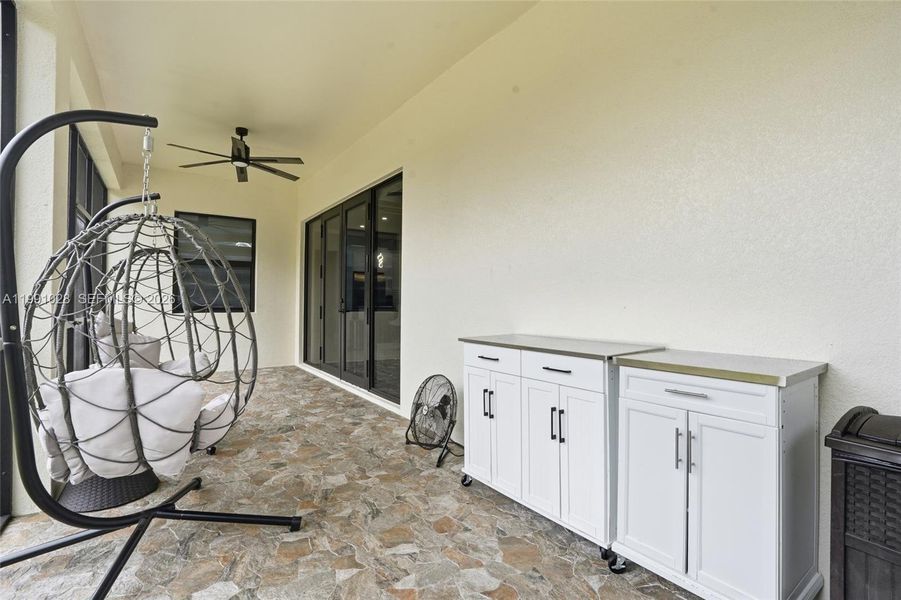 Furnished interior view inside a new home in , Naples (Image 43).