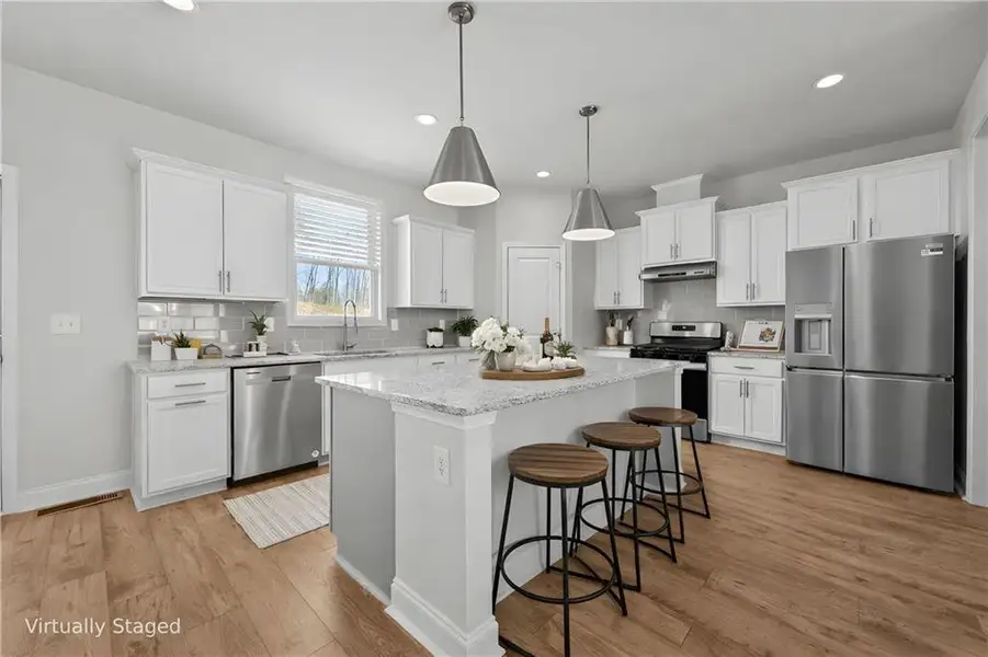 Furnished interior view inside a new home in , Sugar Hill (Image 8).