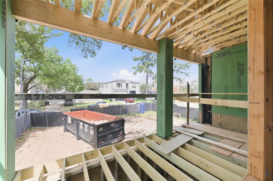 In-progress construction of a new home in , Houston, TX (Image 12).