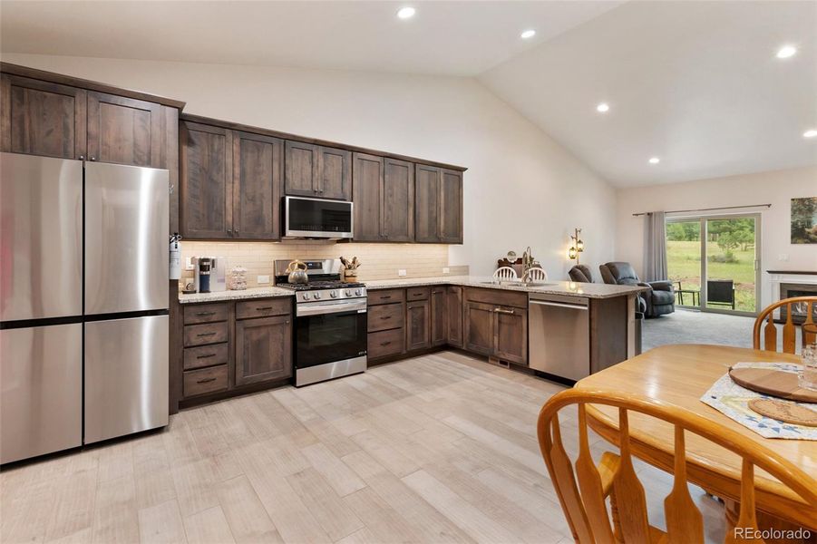 Furnished interior view inside a new home in , Woodland Park (Image 8). Furnished interior view inside a new home in , Woodland Park (Image 8).