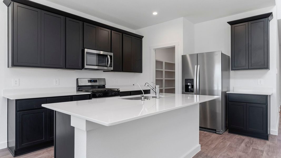 Furnished interior view inside a new home in Evergreen, Rosenberg (Image 5).