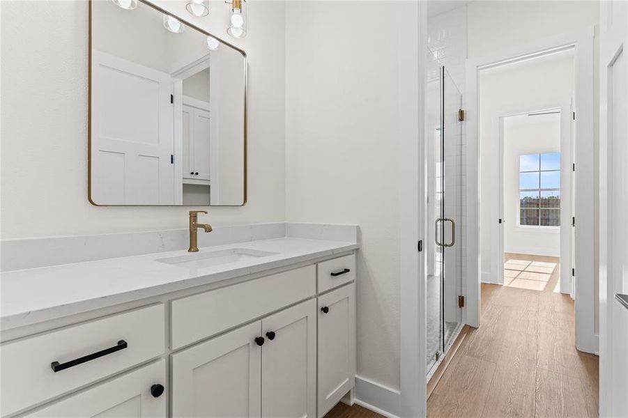 Furnished interior view inside a new home in , Woodway (Image 6).