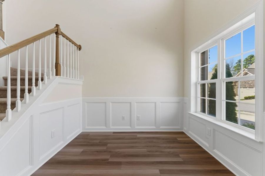 Representative unfurnished interior of a home built from the Cayman by Keystone Homes NC in Weybridge, Burlington (Image 27). Representative unfurnished interior of a home built from the Cayman by Keystone Homes NC in Weybridge, Burlington (Image 27).
