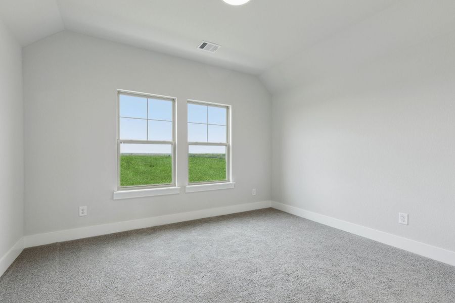 Representative unfurnished interior of a home built from the Yukon by Centre Living Homes in Ellis Ranch Estates, Waxahachie (Image 33). Representative unfurnished interior of a home built from the Yukon by Centre Living Homes in Ellis Ranch Estates, Waxahachie (Image 33).