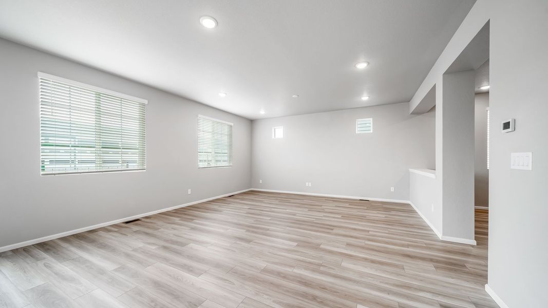 Spacious, unfurnished interior of a new home in Reunion, Commerce City (Image 18). Spacious, unfurnished interior of a new home in Reunion, Commerce City (Image 18).