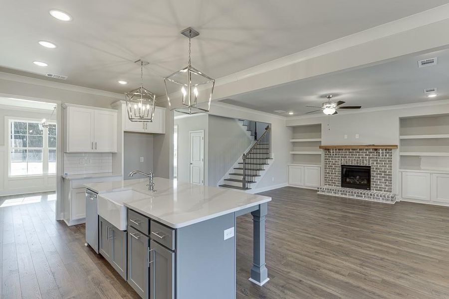 Furnished interior view inside a new home in , Gainesville (Image 11).