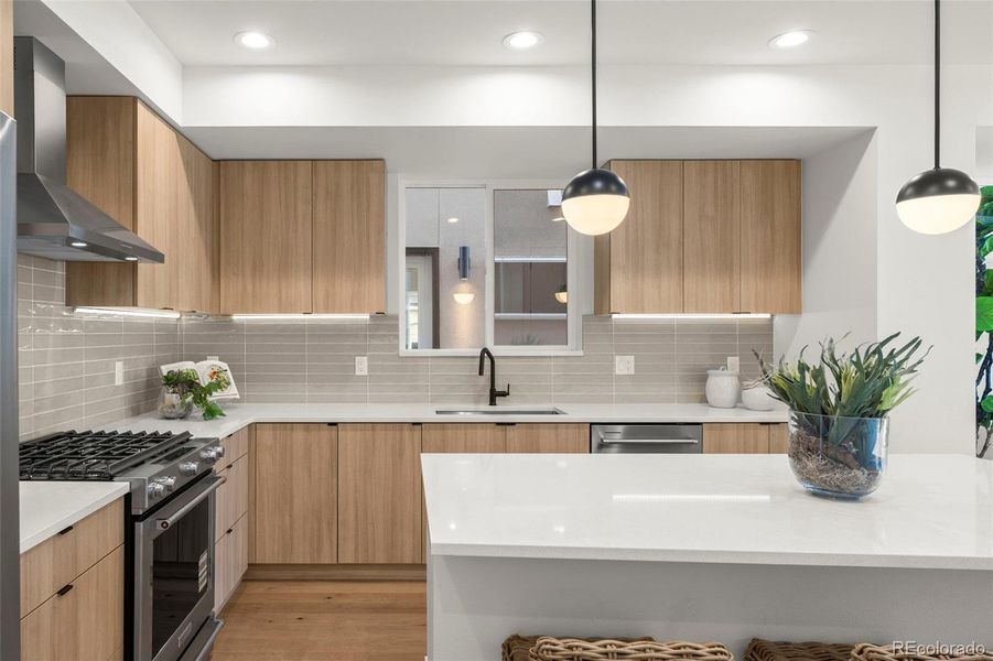 Furnished interior view inside a new home in , Denver (Image 12).